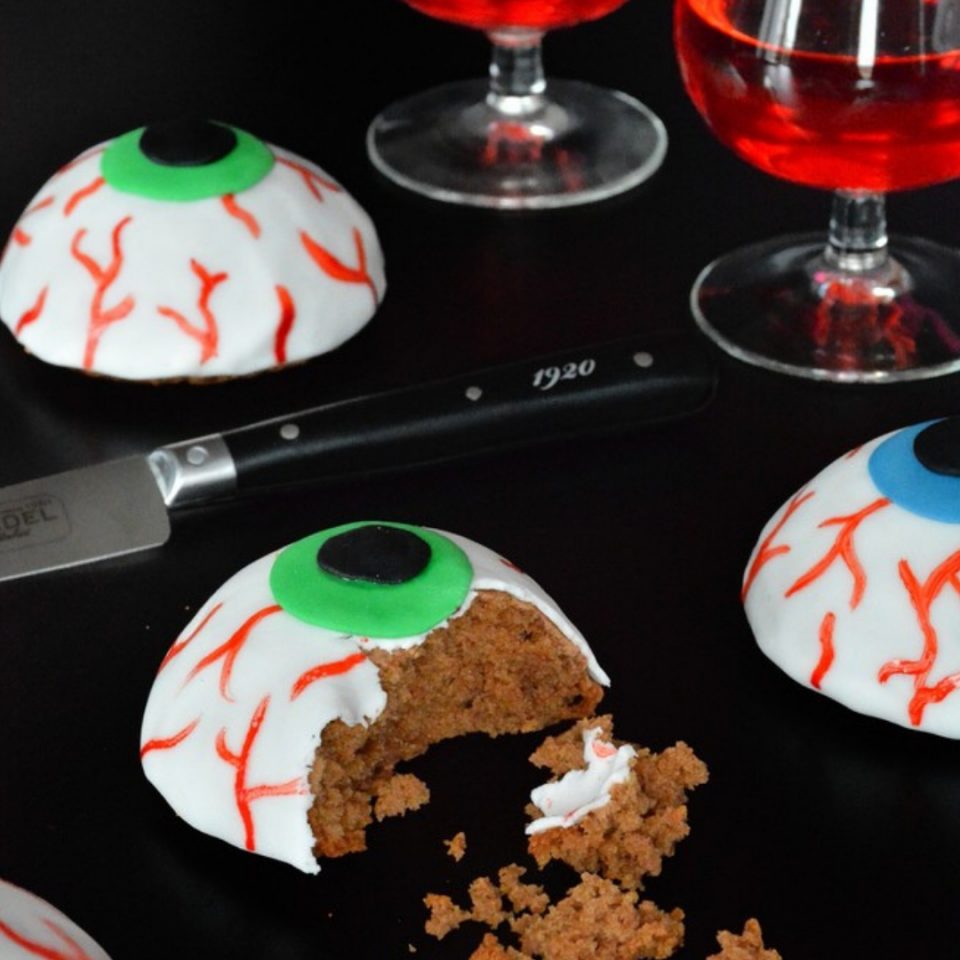 Œil Déchiré En Latex Pour Halloween - Décoration Effrayante Sanglante, 11 Cm, Pour Maison Hantée Et Fête