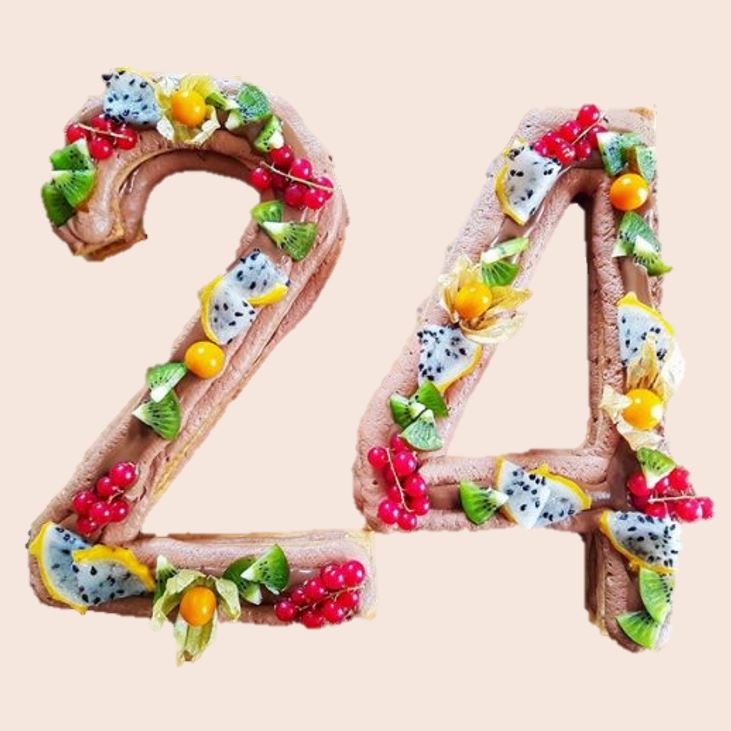 J Ai 24 Ans Mon Gateau D Anniversaire Un Number Cake Chocolat Et Cafe Par Amour Des Bonnes Choses