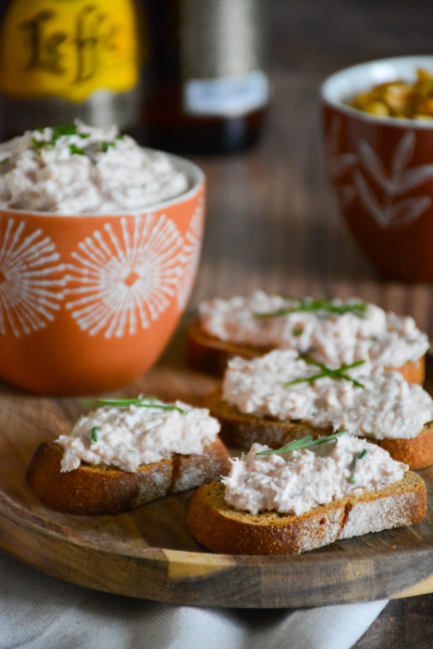 Rillettes de thon pour l’apéro, ou